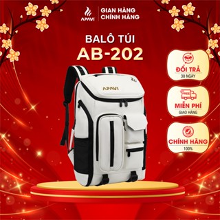 Balo cầu lông Apavi AB202 Cứng cáp - Rộng rãi - Ngăn để Vợt, Giày riêng