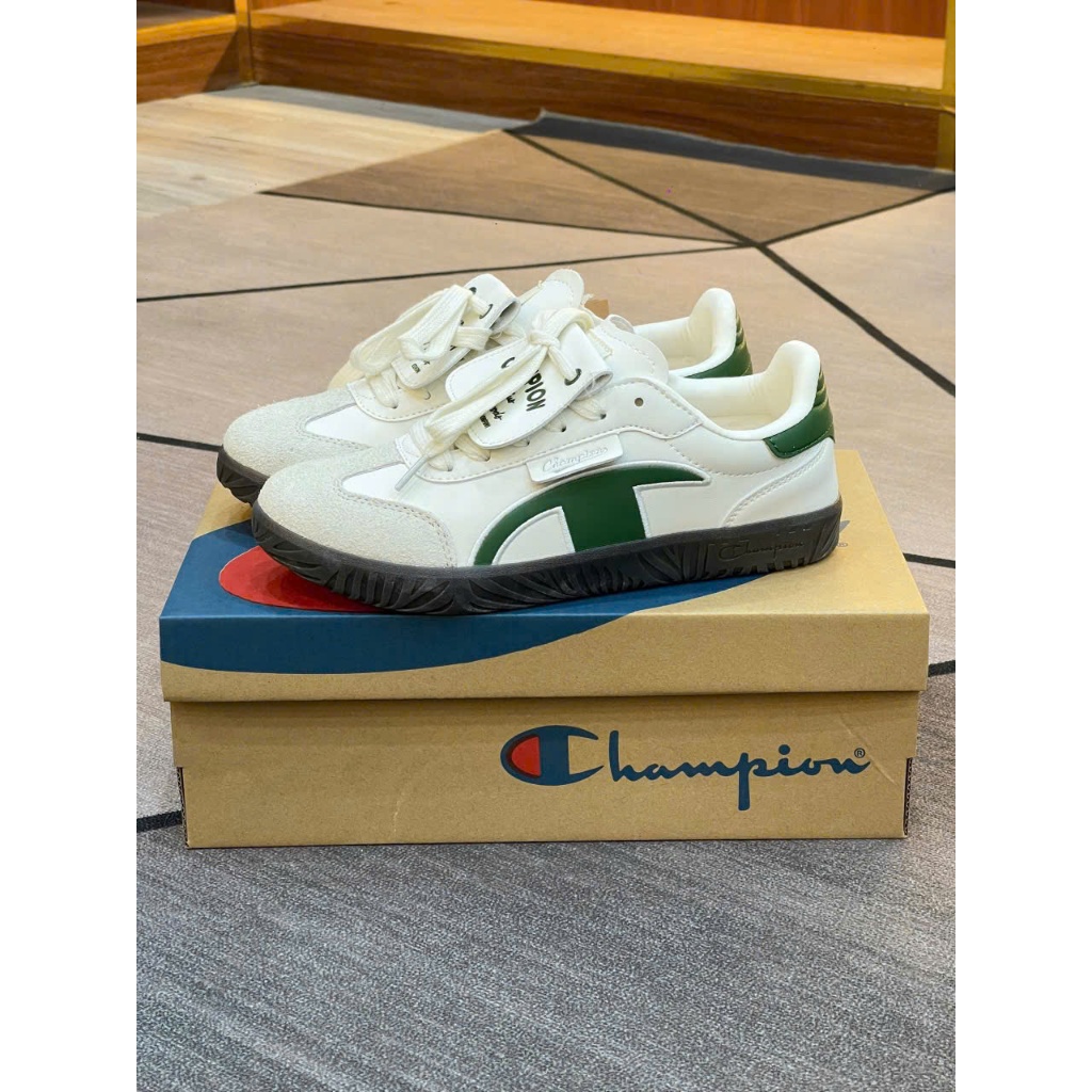 Giày Champion Essentials T-Trainer Cao Cấp Phối Màu Đen Trắng Dễ Phối