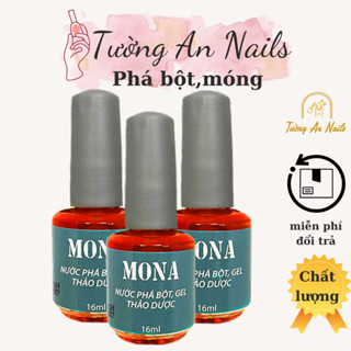 Phá bột - phá đắp gel - phá móng úp nails thảo dược Mona chiết xuất từ tinh dầu oliu - 16ml gel