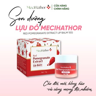 Son Dưỡng Lựu Đỏ Giúp Giảm Thâm Hồng Môi Dưỡng Ẩm Căng Mọng Red Pomegranate MeciHathor 10g