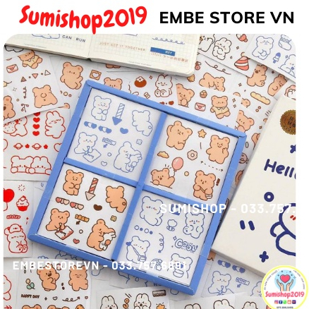Sticker nhiệt dán bình sữa và  đồ dùng cho bé (có chống nước)