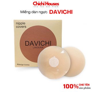  Miếng Dán Ngực Silicon CHICHI HOUSES Hộp 1 Cặp Màu Da Dạng Tròn Có Che Tên - 5.0 
