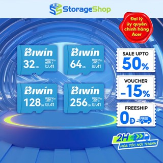 Thẻ nhớ BIWIN MS100 MicroSDXC V30 UHS-I 32GB | 64GB | 128GB tương thích mọi thiết bị Hàng chính hãng BH 3 năm