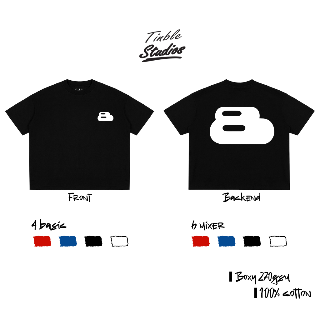 Áo Boxy 88 - Cotton Dày 270GSM – Local Brand TINBLE