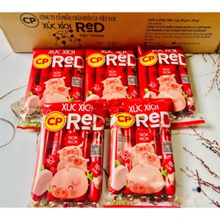  Set 5 Gói Xúc Xích Heo CP Tiệt Trùng_Mỗi gói 100g  5 Cây  1 Gói  - Chất lượng cao từ thịt heo và gà 