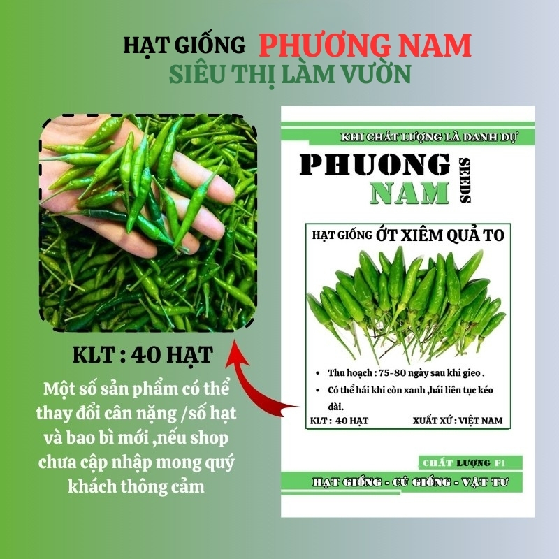0,5 Gram - Hạt Giống Ớt Xiêm Phương Nam