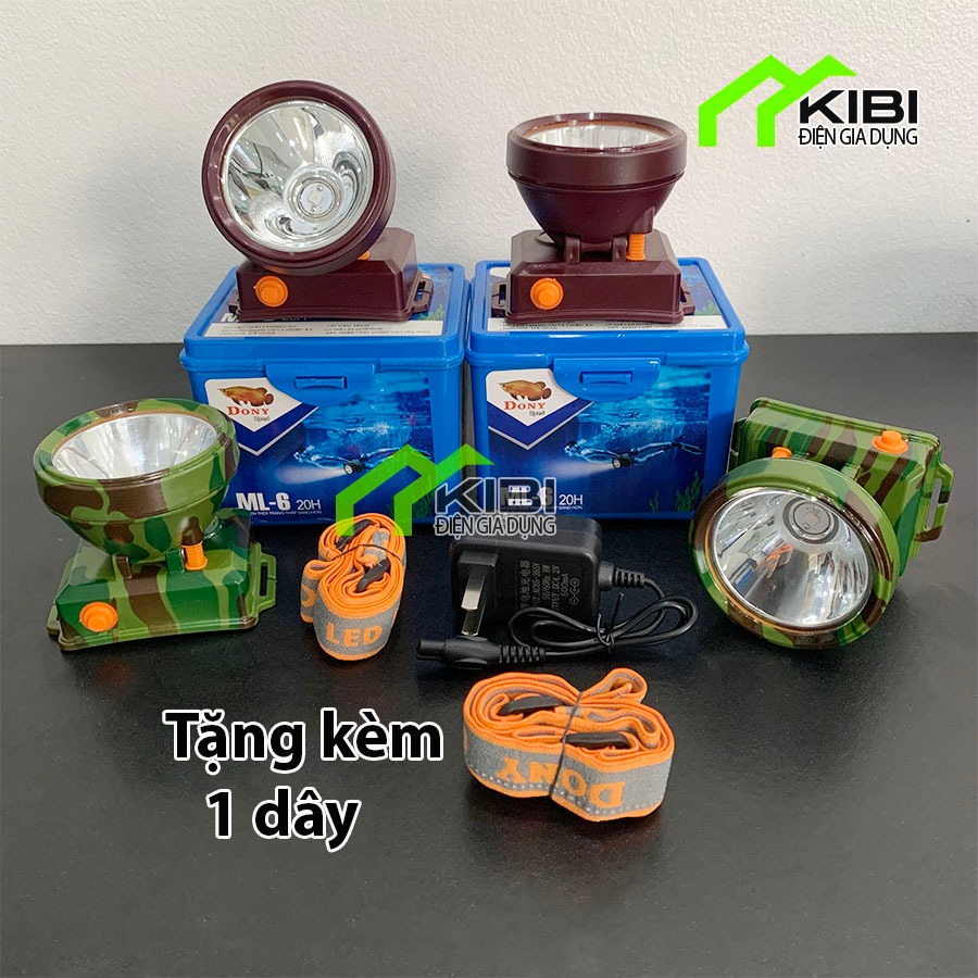 Đèn bin siêu sáng ML6 – DONY, đèn bin đội đầu chống nước