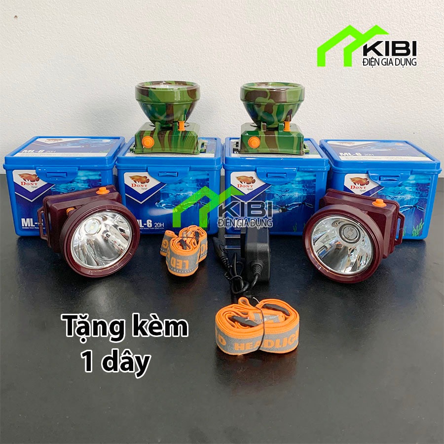 Đèn pin đeo đầu, đèn pin siêu sáng ML6 - Dony