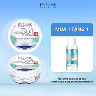 Kem dưỡng trắng da mặt - toàn thân Eveline Cosmetics EVEL2944 Extra Soft dưỡng ẩm cho làn da mịn màng 175ml