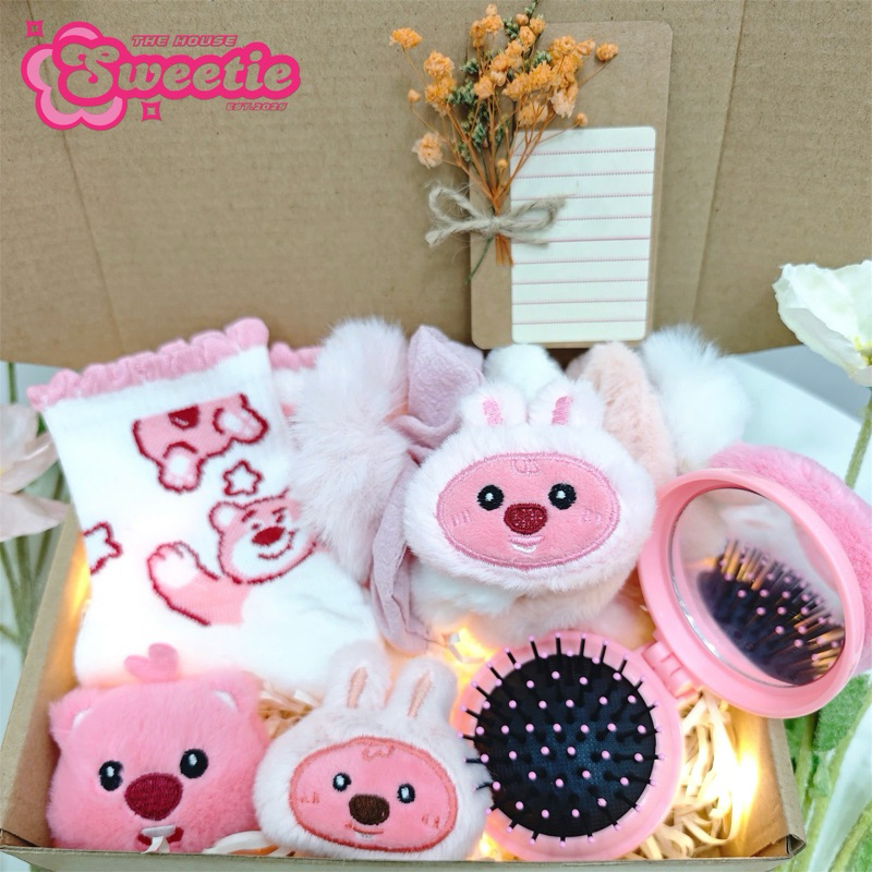 [HOẢ TỐC HCM] Set quà màu hồng cho bạn nữ, Set quà tone hồng dễ thương cho bạn gái dịp sinh nhật, lễ