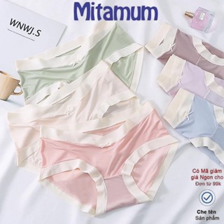 Quần lót bầu cạp chéo LỤA BĂNG bigsize đáy kháng khuẩn thông hơi, quần chip bầu, đồ lót bầu