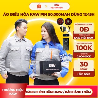 Áo Điều Hòa KAW Chính Hãng Pin 50000mAh Chạy 12-15H, Có Khả Năng Chống Nóng Và Chống Tia Tử Ngoại