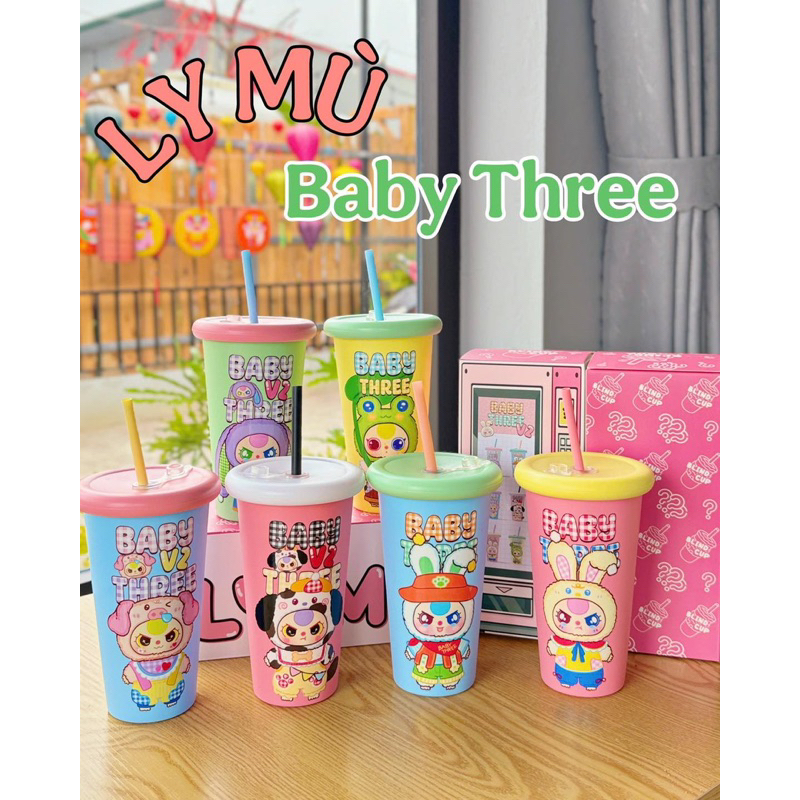 (SG) Ly Túi Mù Baby Three Kèm Hộp – Blind Cup Ngẫu Nhiên - Mở Túi Mù, Nhận Ly Cực Xinh