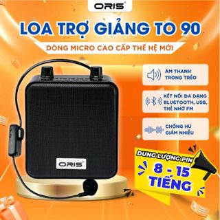 Loa trợ giảng không dây Oris TO 90 công suất 10W tích hợp Echo giúp giọng trong, sáng hơn - Oris Professional