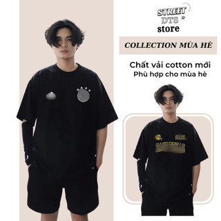 Áo thun unisex 100% cotton 2 chiều dày đứng form_hình in kĩ thuật số