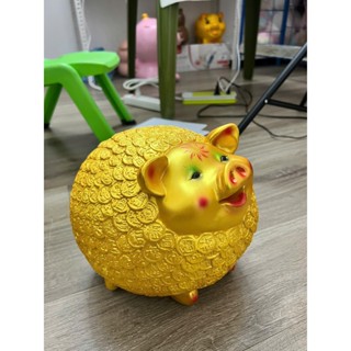 Heo NHÍM ĐỒNG TIỀN  23*23*23cm/LỖ NGANG, ống tiết kiệm, lợn đất tiết kiệm, quà tặng lưu niệm decor trang trí