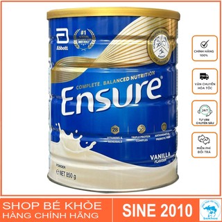 Sữa Ensure Úc - Ensure Vani Complate Balanced Nutrion 850g