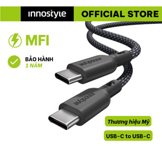 Cáp sạc nhanh C to C Innostyle PowerNova dài 1.5 mét 240W cho iPhone/cho Samsung công suất cao