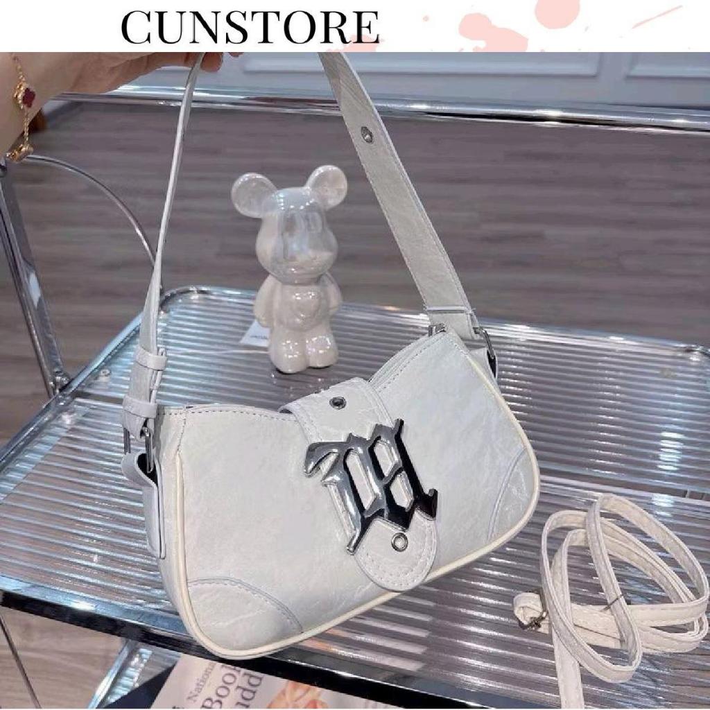 (Deal Độc Quyền) Túi Xách Nữ Kẹp Nách Khoá MM Nhung Đeo Vai Phong Cách Cá Tính CUN540 | BigBuy360 - bigbuy360.vn