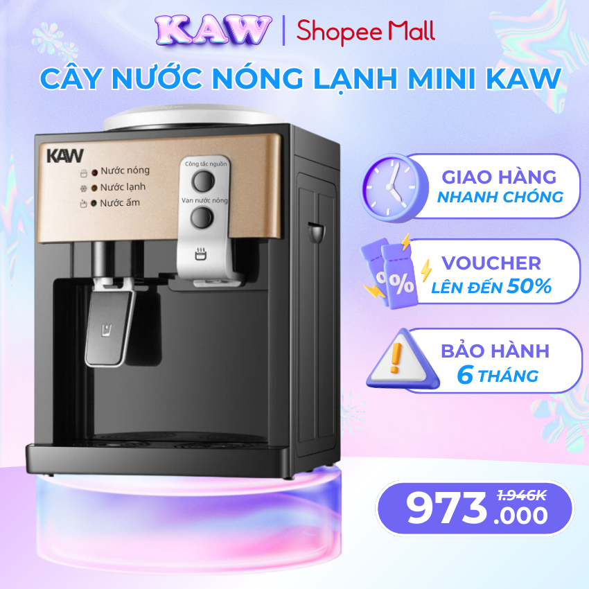 Cây nước nóng lạnh mini KAW - Cây nước gia đình