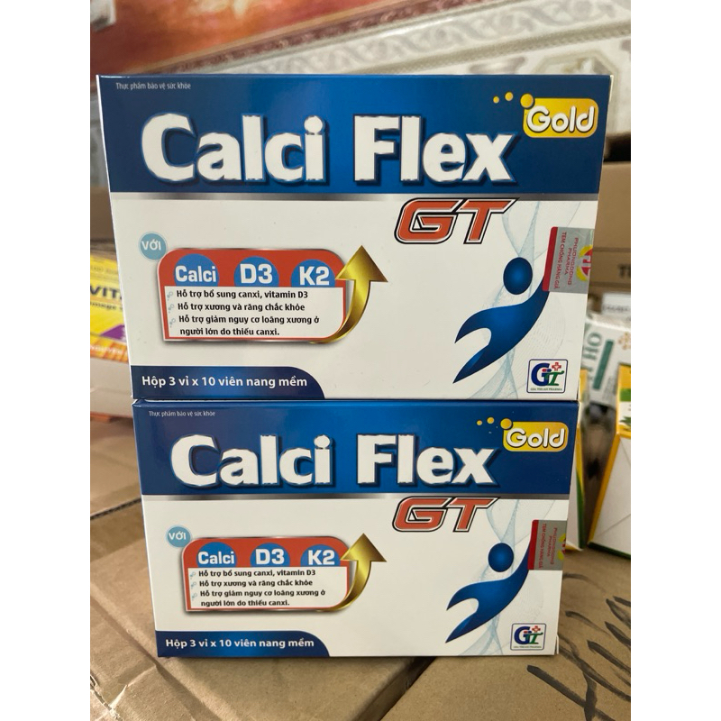 1 HỘP 30 VIÊN CALCI FLEX CANXI GOLD GT