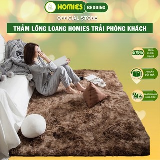  Thảm Lông HOMIES Bedding & Décor Thảm Lông Loang Trải Sàn Lông Dầy Hàng Đẹp 2025 - Chống Trơn Trượt 