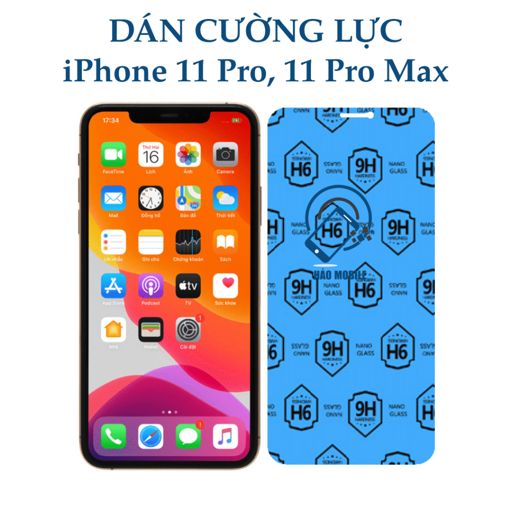 Dán cường lực dẻo nano cho iPhone 11 Pro, iPhone 11 Pro Max - chống va đập