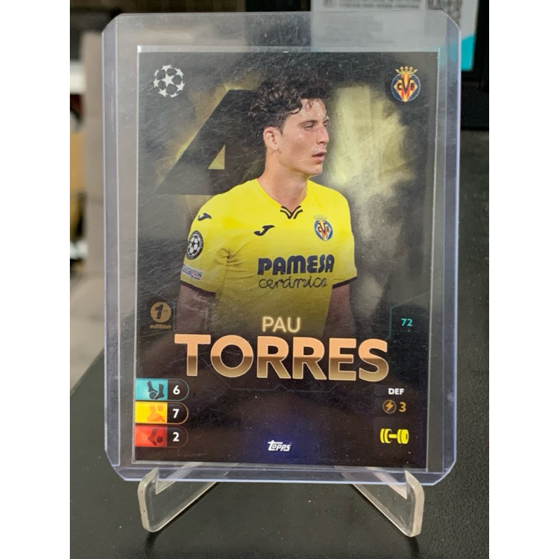 Thẻ Bóng Đá #H563 Pau Torres Villarreal Topps Total Football