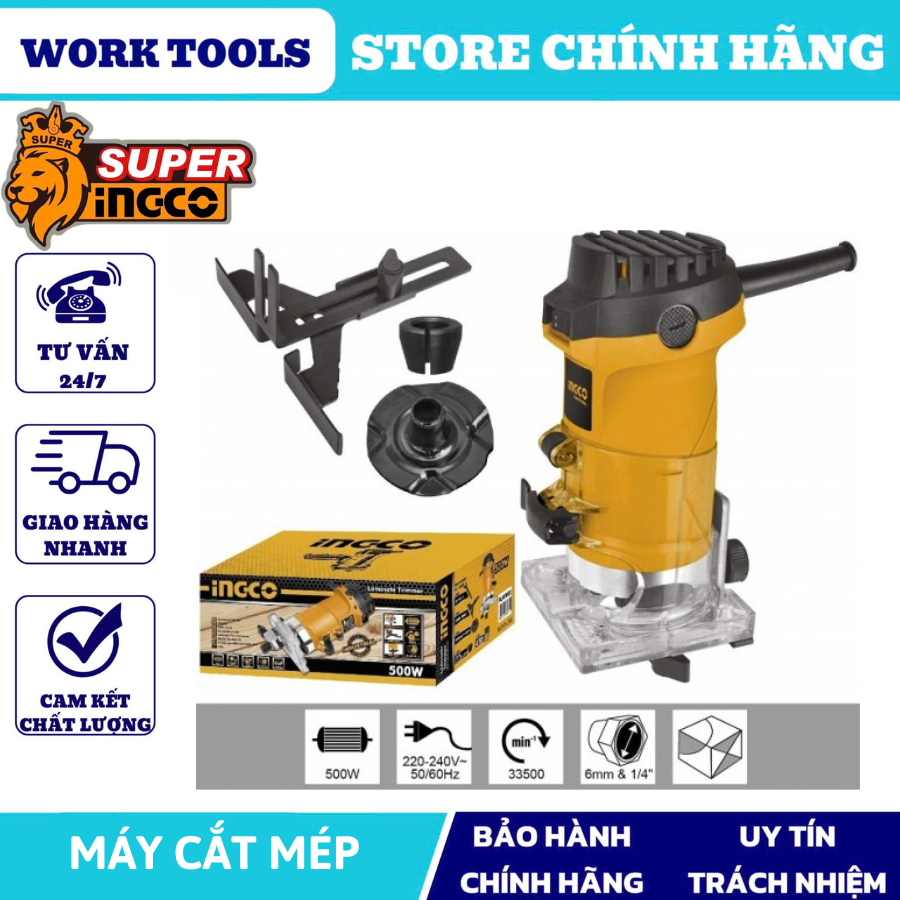 INGCO Máy cắt mép 500W PLM5002 (Cam kết Chính Hãng 100%)