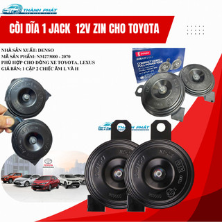  Còi đĩa Denso chính hãng 1 giắc zin theo xe Toyota 