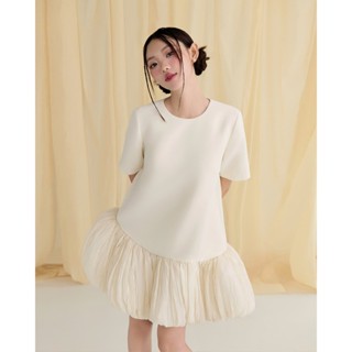 [BST SUNNY BLOOM] Đầm babydoll phồng tay ngắn PORLA DRESS