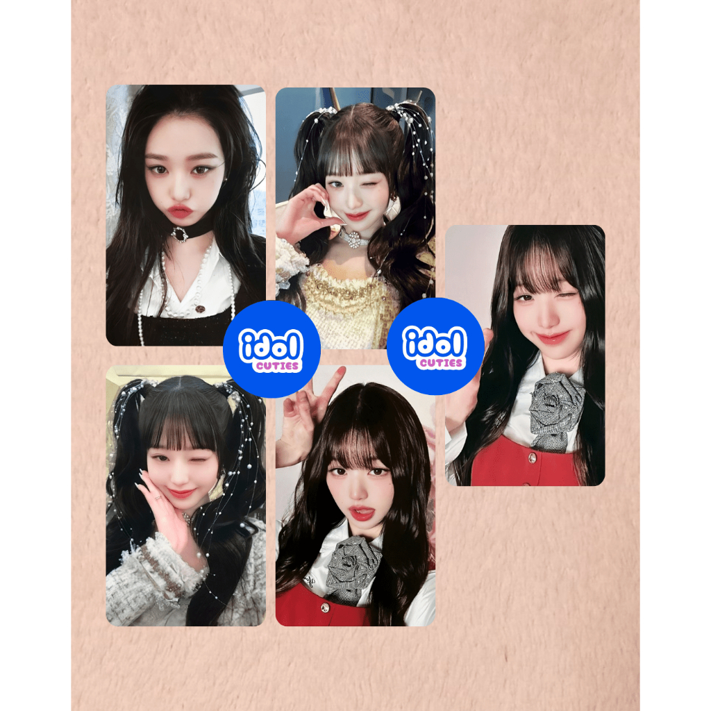 Idol Cuties - Wonyoung (IVE) loại 2 card mới - Card bo góc card des unoff lomo