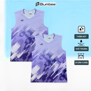 Áo Yonex Sát Nách Mã 282 Tím Cực Đẹp - Phù hợp nam nữ tập luyện thi đấu cầu lông