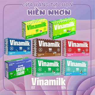 [180ML] Thùng 48 hộp sữa tươi tiệt trùng Vinamilk Có đường, ít đường, dâu, không đường, socola