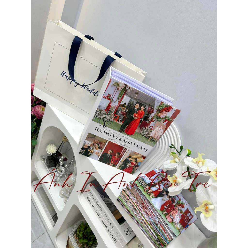   KHÔNG KÈM ẢNH  CUỐN ALBUM BÌA THIẾT KẾ ẢNH 13x18CM HOẶC 15x21CM ĐỰNG 100 ẢNH HOẶC 200 ẢNH - THIẾT KẾ THEO YÊU CẦU 