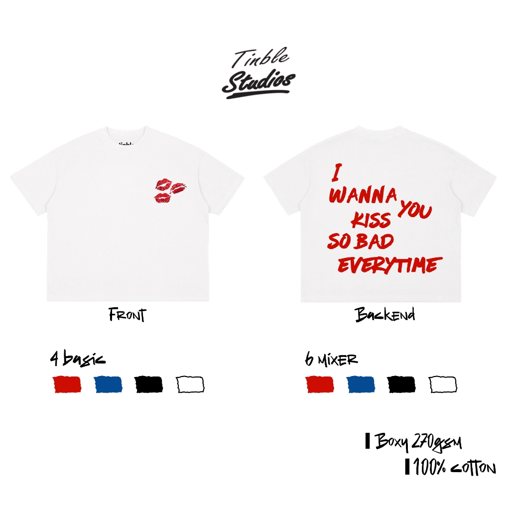 Áo Boxy KISS - Cotton Dày 270GSM – Local Brand TINBLE