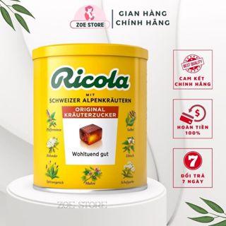 Kẹo ngậm Ricola Đức 180 viên 250g - Từ 13 loại thảo dược, khi ngậm mang đến hương vị tự nhiên dễ chịu