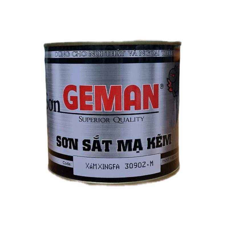 900gr SƠN PHỦ GEMAN, DÙNG CHO SẮT MẠ KẼM, INOX, SẮT, NHỰA, GỖ , KIẾNG,…MÀU SẮC ĐA DẠNG VÀ TƯƠI ĐẸP