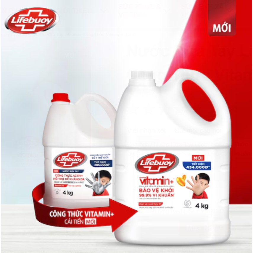 Lifebuoy - Bột Giặt OMO / Nước Giặt OMO