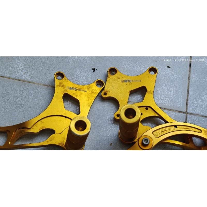 bộ 4 chi tiết khung nhôm CNC MT8 Racing độ xe