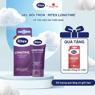 Gel Bôi Trơn Kéo Dài Thời Gian RITEX LONGTIME Tuýp 50ml An Toàn Tự Nhiên