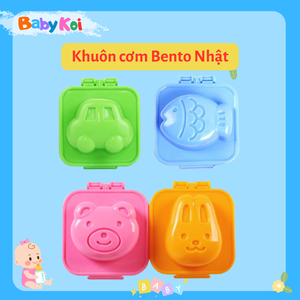 Khuôn làm cơm - Bento Nhật cho bé