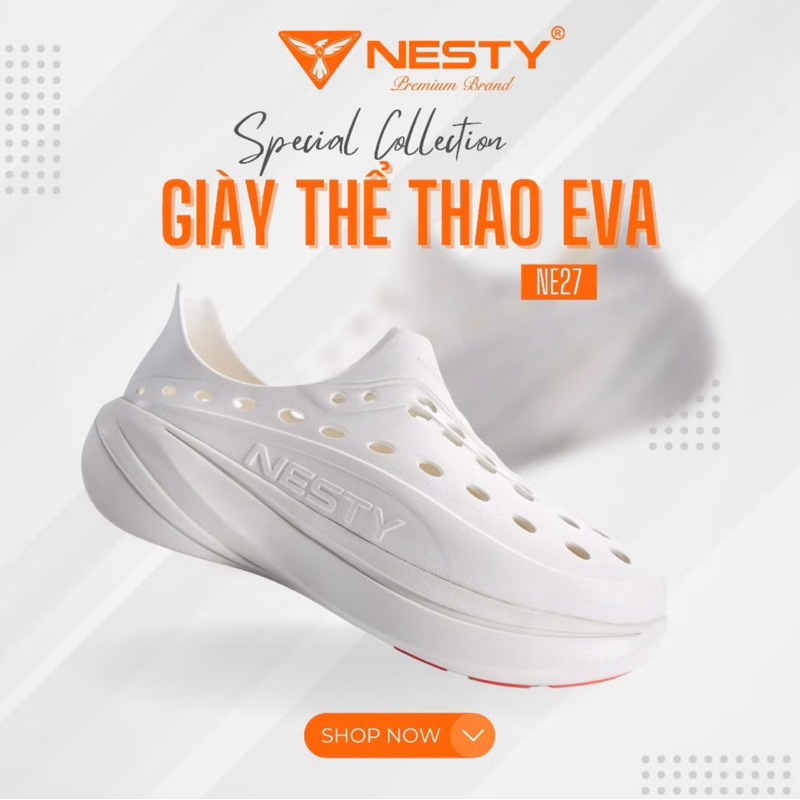 Giày Sneaker Thể Thao Nam Nữ Kiểu Dáng Basic Đế EVA mềm mại mã NE27