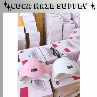 Máy hơ gel SUN 5 UV/LED tem xanh 48W 24 bóng đèn - Máy hơ mini dành cho học viên thực hành (Bảo hành 1 tháng)