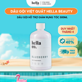 Dầu gội giảm rụng giảm gàu hỗ trợ mọc tóc 500g Hella Beauty cho da dầu, giảm bết phục hồi hư tổn, dưỡng tóc mềm mượt