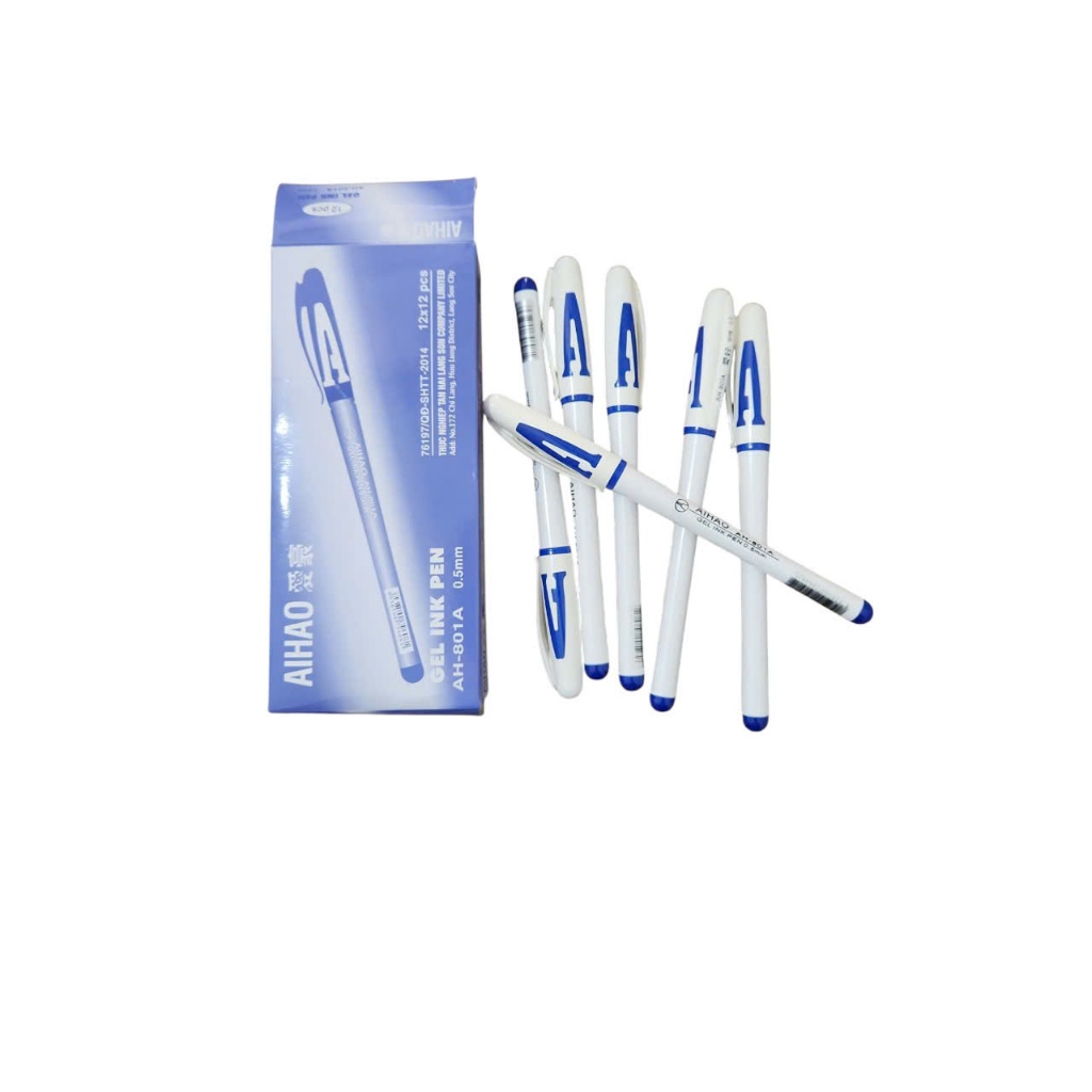 (chuyên sỉ )Hộp 12 bút Bút nước chữ A ( Aihao )