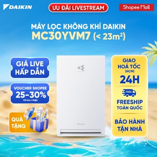 [LIVESTREAM] Máy lọc không khí Daikin MC30YVM7 - Diện tích sử dụng 23m2