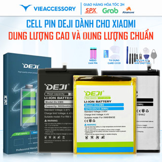 Siêu pin Xiaomi Deji cho 3 4A 4 5 5A Plus 6 7 7A 8 9 9A Go Note 2 3 4 4X 5 6 7 8 9 Pro 9S 10 11 K20 K30 Pro