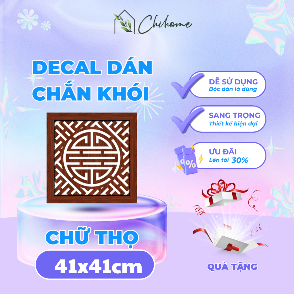 [size 41x41] Tấm chống ám khói trần nhà giá rẻ, Hà Nội, HCM, Vinh, TPHCM, cách lắp đặt, kích thước