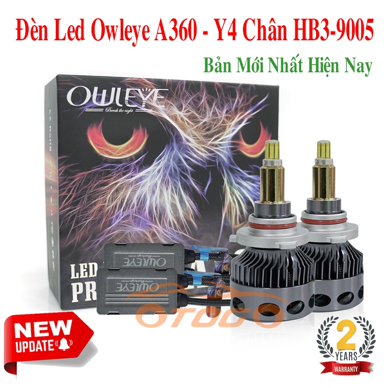 Đèn LED OWLEYE A360 / Y4 Chân HB3 - 9005